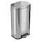 Hls Commercial 8 Gallon Step Trash Can, Stainless Steel, Plastic Liner HLSS08R - alternate 1