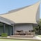 Wrightmaster 8 ft. x 8 ft. Beige Square Heavy Weight Sun Shade Sail, 95% UV Blockage, Patio and Pool Cover ZR-0808TN - alternate 4