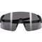 Bouton Optical Enhanced Coverage Frameless Safety Glasses, w/Black Temples and Gray FogLess 3Sixty Lens Coating 250-40-0521 - alternate 3