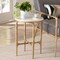 Baxton Studio Akanji Marble End Table, Round 270-14721-ZORO - alternate 5