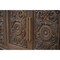 Homeroots 106" Brown Distressed Solid Wood Carved Floral Three Drawer Sideboard with Four Doors 642291 - alternate 5