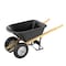 Bon Tool BARROW - POLY 8 CU FT TRAY -DOUBLE  WIDE TIRE WOOD HANDLE 28-925 - alternate 1