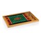 Picnic Time Family Of Brands NCAA Oklahoma State Cowboys Football Field Icon Glass Top Cutting Board & Knife Set 910-00-505-464-0 - alternate 2