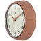Infinity Instruments Retro Round Metal Wall Clock, Terracotta, 9.5 in 10940TC - alternate 3