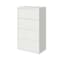 Hirsh 30 in W 4 Drawer Lateral File Cabinet, White, A4/Legal/Letter 23698 - alternate 2