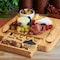 Megachef Bamboo Charcuterie Cheese Board with Slide Out Drawer with Cheese Utensils 750122133M - alternate 3
