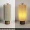 Jonathan Y Banks 15.75" Modern Minimalist Paper Pleated Column Accent LED Table Lamp, Natural JYL9105B - alternate 4