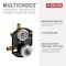 Delta MultiChoice Universal Integrated Shower Diverter Rough Universal Inlets / Outlets R22000 - alternate 4