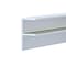 Brunner Aluminum "F" Channel 9/16" x 1-3/16" with 3/8" Reveal, 6063-T5 4 Feet Satin Anodized F375 S4 - alternate 1