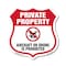 Signmission No Drone Shield Sign Aircraft Or Drone I, 12 Inch X 12 Inch, Plastic Sign SHI-P-12-391 - alternate 1