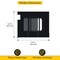 Brixwell 826mm x 665mm Ram ProMaster Van Glass Window, Passenger Barn Door Sliding with Internal Screen DTRAM021-INT - alternate 4