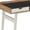 Homeroots 51" Walnut Wood and Stainless Steel Computer Desk 723734 - alternate 4