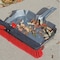 Libman Dustpan, 17.88 in L, 18.13 in W, Polypropylene, Gray 581 - alternate 2