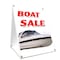 Signmission Boat Sale, 36 Inch x 24 Inch A-frame Yard Sign, Plastic Sign SBC-2436-Boat Sale - alternate 1