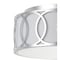 Jonathan Y Aria 2-Light 12.25" Metal LED Flush Mount, Chrome JYL3502B - alternate 5