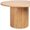 Homeroots 47" Natural Wood Pedestal Base Round Top Dining Table 633114 - alternate 3