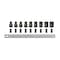 Tekton Impact Socket Set, Steel, 9 Pieces SID92100 - alternate 2