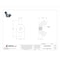 Zoro Select Wing Nut, 1/4"-20, Steel, Zinc Plated, 0.47 in Ht, 1-1/10 in Max Wing Span, 50 PK U16250.025.0001 - alternate 3