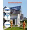 Vevor Solar Panel Cleaning Kit Water Fed Pole Kit 39 ft Brush Soap Dispenser HW6-12m(30CM)-US - alternate 3