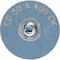 Pferd 2'' COMBIDISC Abrasive Disc - Type CD - AO Compact Grain - 400 Grit 42940 - alternate 3