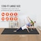Vevor Exercise Mat Non Slip Yoga Mat Gym Fitness Pilate Workout Mat (8x6ft) YJ-8-6 - alternate 5
