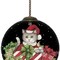 Homeroots Christmas Cat with Presents Hand Painted Mouth Blown Glass Ornament 477533 - alternate 4