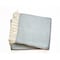 Homeroots 70" X 55" Sky Blue And White Cotton Blend Woven Herringbone Plush Throw Blanket with Tassels 474030 - alternate 4