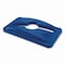 Rubbermaid Commercial Trash Can Lid, All-Purpose Recycling Top Blue, Plastic, 12.1 in W/Dia 1788372 - alternate 3