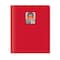 C-Line Products 8-1/2" x 11" Red Two-Pocket Heavyweight Poly Portfolio Folder with Prongs, 25EA/BX, 6BX/CT 33964-BX - alternate 1