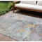Homeroots 10' X 14' Granite Gray Abstract Washable Indoor Outdoor Area Rug 607793 - alternate 1