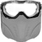 Ironwear Premium Indirect Vent Anti Fog Goggles with Detachable Face Shield, Grey, Clear 3935-GG-C - alternate 1