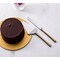 Homeroots Hammered Gold Stainless Steel Two Piece Hand Forged Cake Knife 576816 - alternate 4