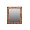 Homeroots 46" Brown Solid Wood Geometric Starburst Framed Accent Mirror 521570 - alternate 1