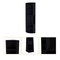 Homeroots 71in Black Wood Corner Bar Cabinet 552282 - alternate 4