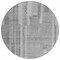 Homeroots 8' Gray And Silver Round Striped Washable Indoor Outdoor Area Rug 602787 - alternate 6