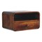 Homeroots 18" Brown Solid Wood One Drawer Floating Nightstand 712838 - alternate 6