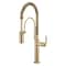 Brizo Litze Semi-Professional Kitchen Faucet, Industrial Handle Luxe Gold 63344LF-GL - alternate 2