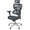 Mooreco Mesh Task Chair, 18" to 21", Adjustable Arms, Black 34729 - alternate 1