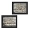 Homeroots Set Of Two In this Together Black Framed Print Wall Art, 2PK 405747 - alternate 1