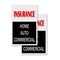 Signmission Insurance Home Auto Commercial, Vinyl Decals Only 24 Inch x 36 Inch, Vinyl Decal, 2PK DSB-2436-2PACK-InsuranceHomeAutoCommerci - alternate 1