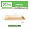 Ecoquality 1.0L Compostable Natural Sugarcane Bagasse No Lid Small Take Out Sushi Serving Tray, 25PK EQ1LSUSHINL-25 - alternate 4