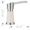 Blanco Artona Soap Dispenser, PVD Steel/Soft White 443037 - alternate 3