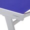Leisuremod Marlin Patio Chaise Lounge Chair with Armrests in White Aluminum Frame, Navy Blue MLAW-77NBU - alternate 5