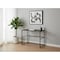 Homeroots 40" Black Wood and Metal Sled Computer Desk 489830 - alternate 3