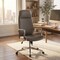Leisuremod Flux Faux Leather Swivel Office Chair, Knee Tilt, Padded Support FO19GRL - alternate 4