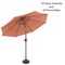 Pure Garden 10Ft Outdoor Tilting Umbrella and Base, Terracotta 50-100-TCB - alternate 1