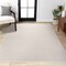 Jonathan Y Odense High-Low Minimalist Angle Geometric Ivory/Cream 5 ft. x 8 ft. Indoor/Outdoor Area Rug SCN101A-5 - alternate 5