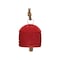 Homeroots Set of Four Red And Natural Holiday Bell Shaped Ornaments, 4PK 633376 - alternate 1