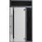 Vdomdoors Front Exterior Prehung Steel Door Ronex1011 Grey Sidelight and Transom Window Sidelite Stainless RONEX1011EXD-GRE-W36+12 x H80+16-LH-I - alternate 1