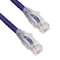 Sanoxy 0.5ft Cat6 550 MHz UTP Ethernet Network Patch Cable W/ Clear Snagless Boot, Purple SNX-CBL-LDR-C6117-60HF - alternate 1
